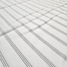 Kopfkissenbezug Weiß Grau