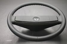 LENKRAD VW T3 MULTIVAN TRANSPORTER BULLI CARAVELLE + PRALLPLATTE NEU BEZIEHEN