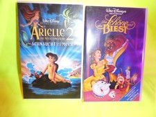 Disney Die Schöne und das Biest  und Arielle Teil 2*VHS* *