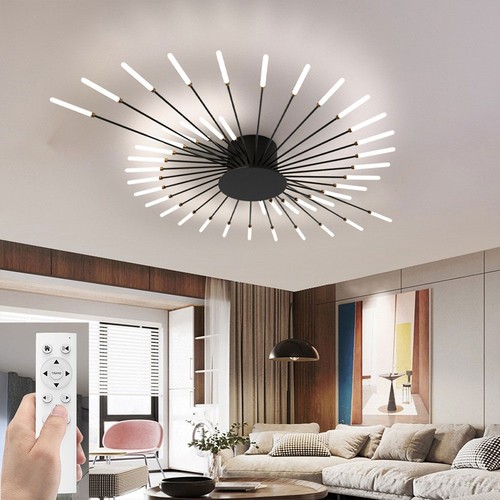Led ceiling light - light, black