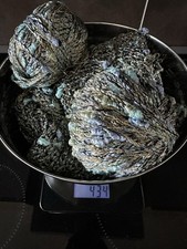 Wolle Glanzwolle Blau Türkis