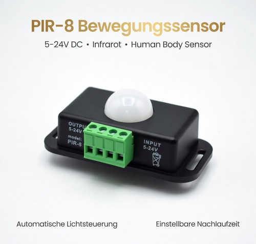 Pir 8 bewegungssensor - 💡💡pir-8,