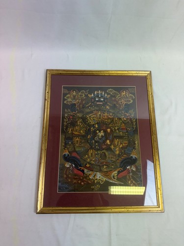 Original tibet thangka rad - rad, des