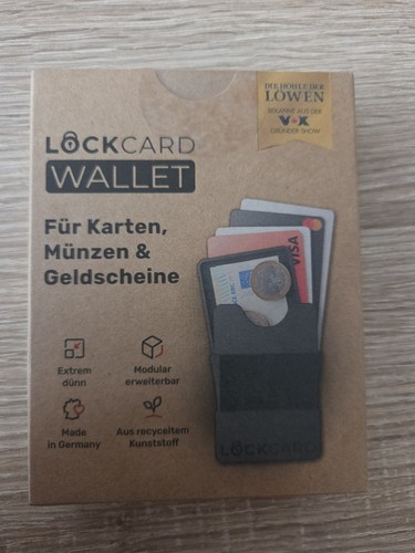 Lockcard mini geldbörse - geldbörse, slim