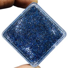 100 Stück Natürlich Blauer Saphir 0.8mm Rund Diamantschliff Lose Edelsteine Sri