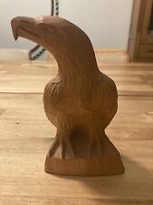 Skulptur Figur Adler Holz