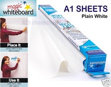 Magisches Whiteboard A1 Blatt trocken abwischbar Zeichnung große einfache Rolle selbstklebend Vinyl 