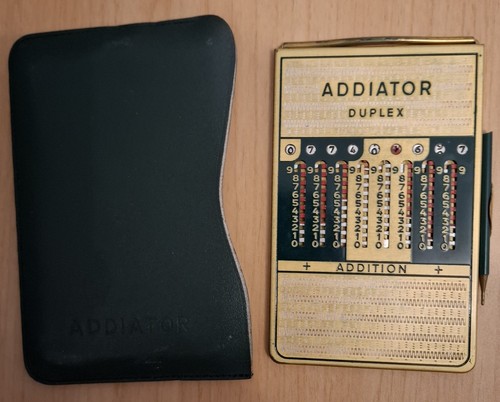 Addiator duplex mechanischer - addiator,