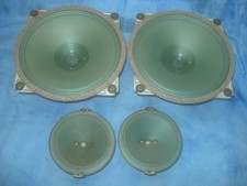 Set SABA 20cm Fullrange and Tweeter Blue Greencone NT ALNICO 5298U8 very good