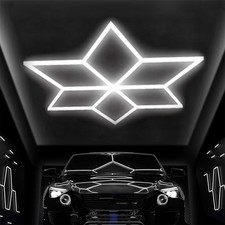 6x Garage Hexagon LED Lampe