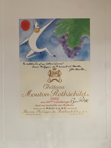 Lithographie druck chateau - lithographie,