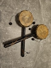 Handtrommel Afrikanisch Drum Stabstrommel Vintage Pergament