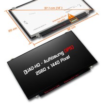 14,0" LED Display matt passend