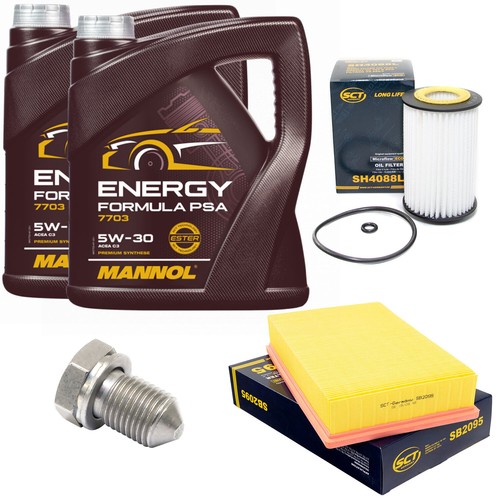 Motoröl filter set 8 - filter, 5w-30