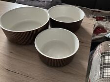 Villeroy & Boch - Feinkeramik - Feuerfeste Auflaufform Dunkelbraun - 3er Set 