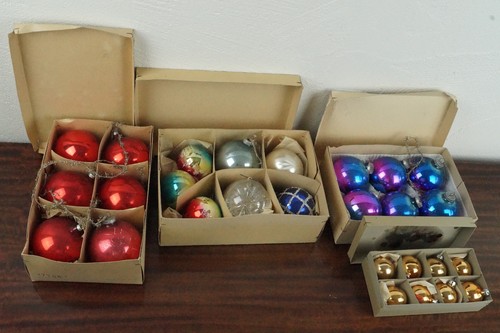 Weihnachtskugeln set vintage - weihnachtskugeln,