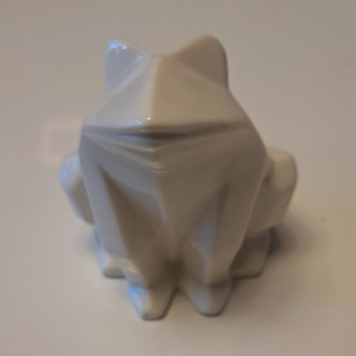 Porzellan frosch figur - frosch, im