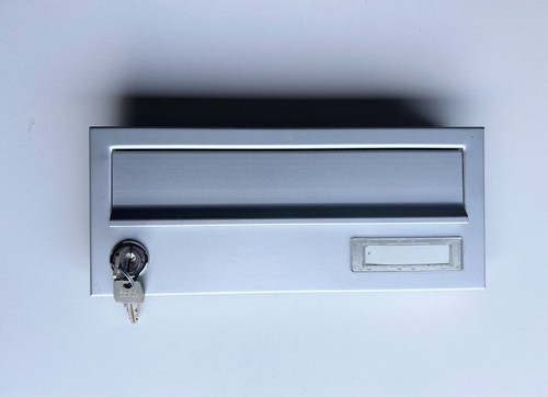 Briefeinwurf alu 257x118 - alu, mm