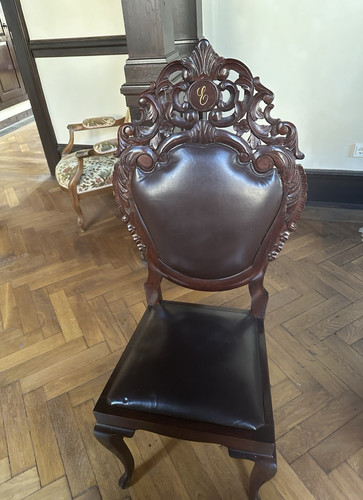 Antiker barock esszimmerstuhl - antiker,