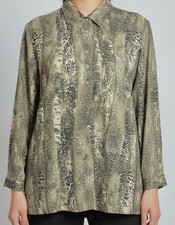 Hajo Shirt Polo Hemdbluse OLIV