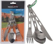 Campingbesteck Metall 3 teilig
