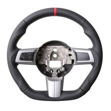 Mazda Lenkrad MX 5 Abgeflacht 12Uhr Markierung Neu Beziehen Naht schwarz 57116