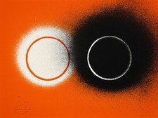 Otto Piene handsigniert