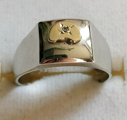 Goldring bicolor gelb weiß - bicolor, gelb-weiß