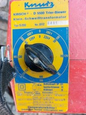 Knurz Kirsch S200 Klein-Schweißtransformator ohne Zubehör