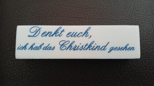 Blanche stempel denkt euch - denkt,