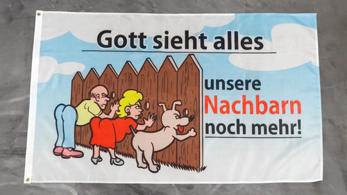 Fahne flagge gott - gott, sieht