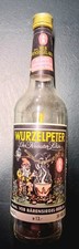 Alte DDR Flasche Wurzelpeter VEB Bärensiegel Berlin Kräuterlikör 0,7 Liter EVP 