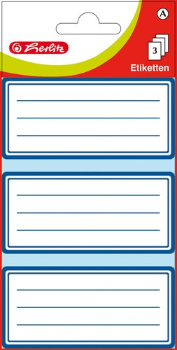 Herlitz buchetiketten weiß - herlitz,
