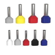 10 - 1000 Stk. isolierte Twin Aderendhülsen mit Querschnitt von 0,5 mm² - 16 mm²