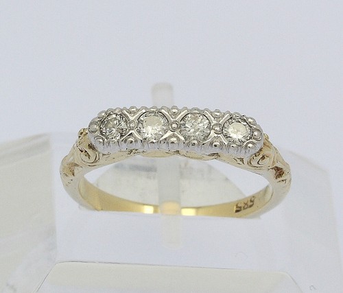 Ring 14k 585er gelb - 14,