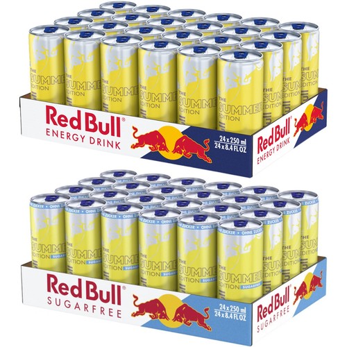 Red bull summer edition - bull,
