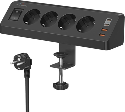 Tischsteckdose mit usb pd - mit, c