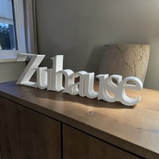 Zuhause Schriftzug 3D Deko