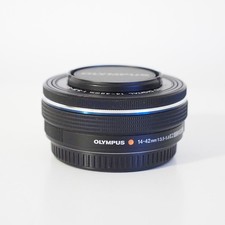 Olympus M.Zuiko 14-42mm 1:3.5-5.6 EZ schwarz, MFT Micro Four Thirds, sehr gut