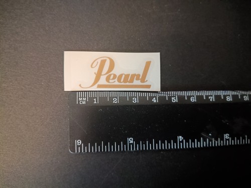 Pearl headstock decal - pearl, vinyl