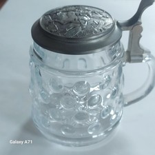 BMF Original Bierseidel Sammelkrug 0,5L mit Zinndeckel