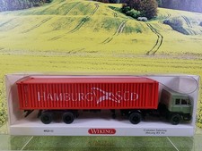 1:87 Wiking 0523 02 Büssing BS 16 Container Sattelzug OVP / S16