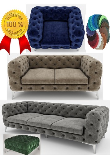 Chesterfield sofa set 1 - chesterfield,