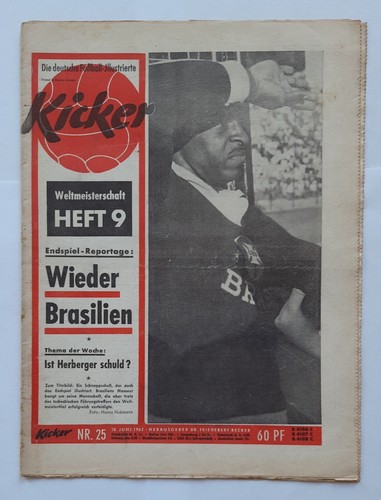 Kicker 1962 fußball wm - kicker,