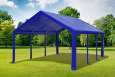 Partyzelt 4x6m Blau PVC