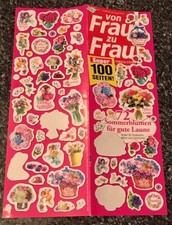 Sticker Bogen aus Zeitschrift