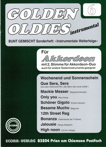 Akkordeon noten golden - noten, :