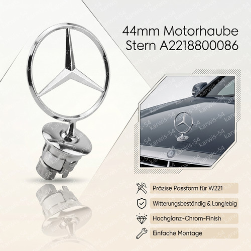 Motorhaube emblem stern badge - motorhaube,