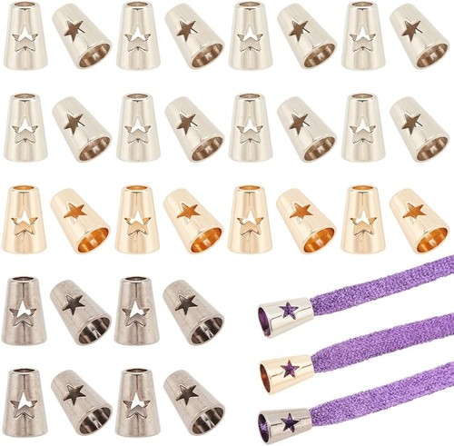 Metall kordelendschloss set - set, 48