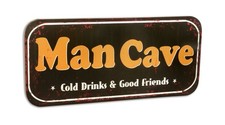 Blechschild Man Cave Replikat